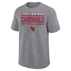 Arizona Cardinals Big & Tall Top Notch T-Shirt - Heather Gray - Fanatics