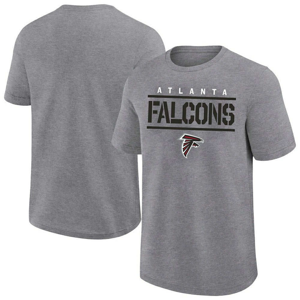 Atlanta Falcons Big & Tall Top Notch T-Shirt - Heather Gray - Fanatics