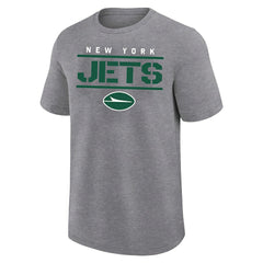 New York Jets Big & Tall Top Notch T-Shirt - Heather Gray - Fanatics
