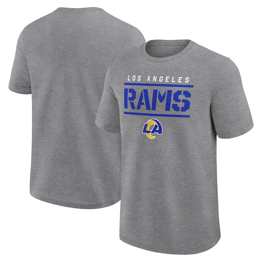 Los Angeles Rams Big & Tall Top Notch T-Shirt - Heather Gray - Fanatics