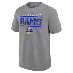 Los Angeles Rams Big & Tall Top Notch T-Shirt - Heather Gray - Fanatics