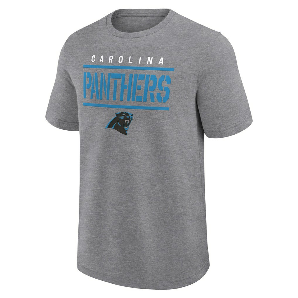 Carolina Panthers Big & Tall Top Notch T-Shirt - Heather Gray - Fanatics