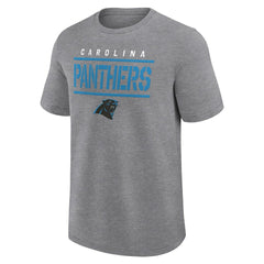 Carolina Panthers Big & Tall Top Notch T-Shirt - Heather Gray - Fanatics