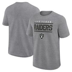 Las Vegas Raiders Big & Tall Top Notch T-Shirt - Heather Gray - Fanatics