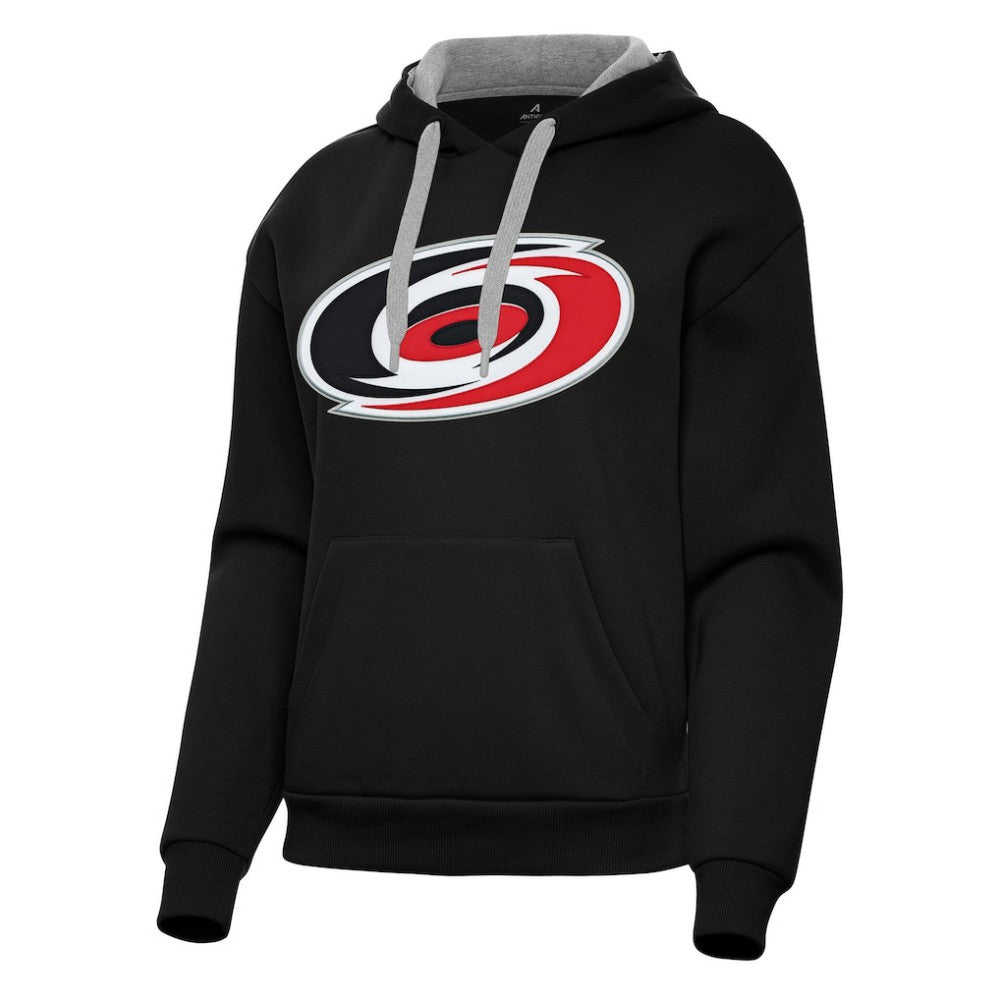Carolina Hurricanes Antigua Women's Victory Pullover Hoodie - Black | NHL on sale