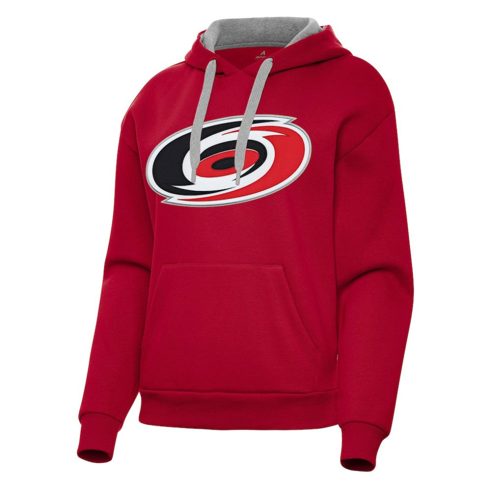 Carolina Hurricanes Antigua Women's Victory Pullover Hoodie - Red | NHL on sale