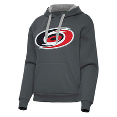 Carolina Hurricanes Antigua Women's Victory Pullover Hoodie - Charcoal | NHL sale