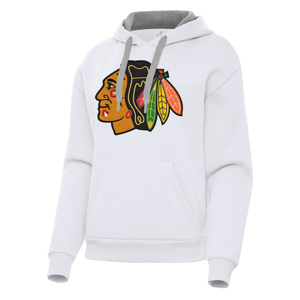 Chicago Blackhawks Antigua Women's Victory Pullover Hoodie - White | NHL sale