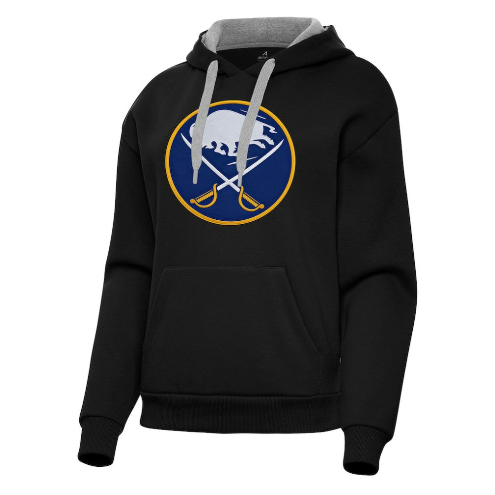 Buffalo Sabres Antigua Women's Victory Pullover Hoodie - Black | NHL on sale