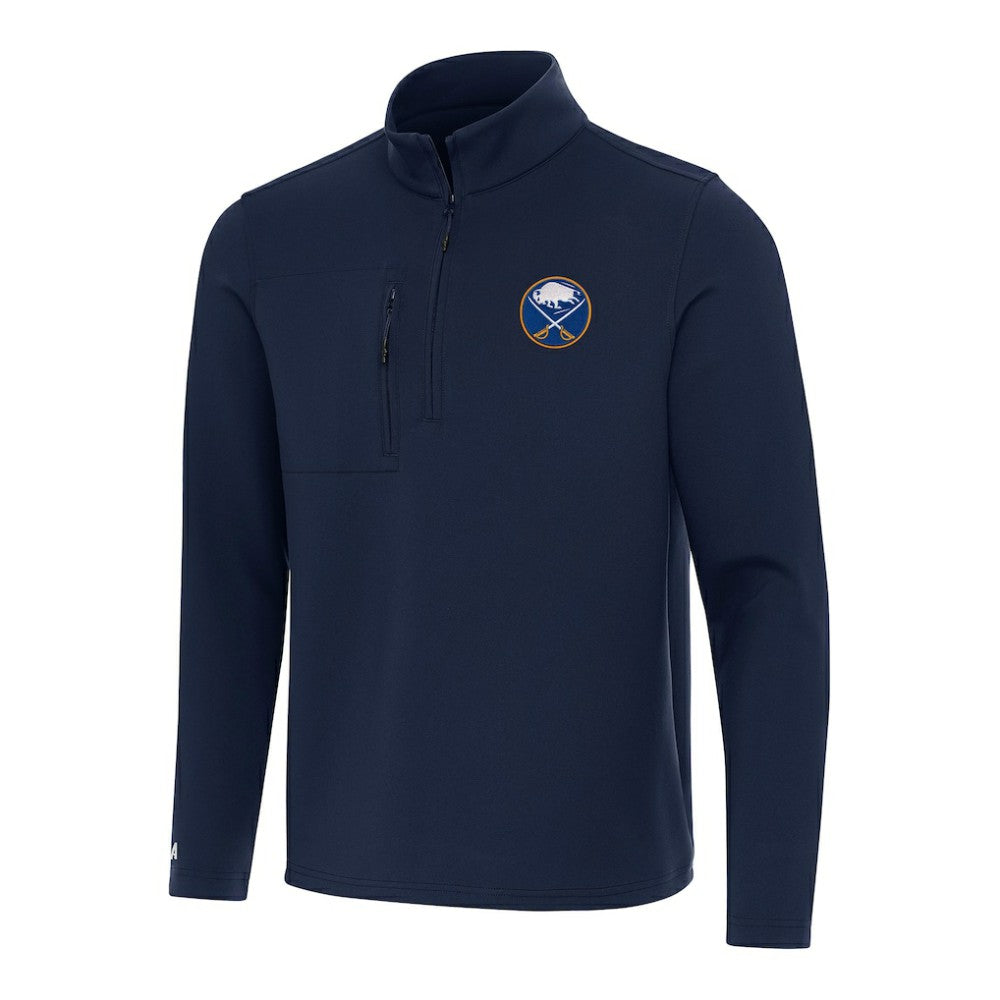 Buffalo Sabres Antigua Insider Quarter-Zip Top - Navy | NHL Lifestyle