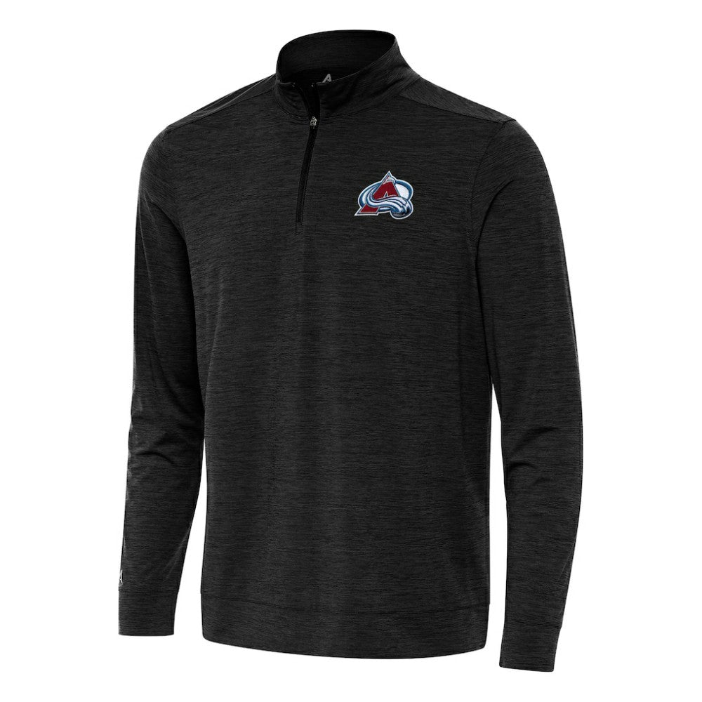 Colorado Avalanche Antigua Bright Quarter-Zip Top - Heather Black | NHL near me