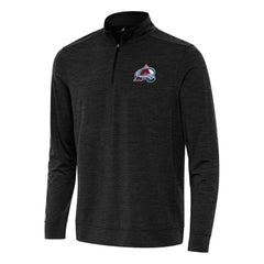 Colorado Avalanche Antigua Bright Quarter-Zip Top - Heather Black | NHL near me