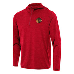 Chicago Blackhawks Antigua Tidy Quarter-Zip Hoodie - Heather Red | NHL sale