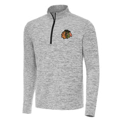 Chicago Blackhawks Antigua Cause Quarter-Zip Top - Black | NHL sale