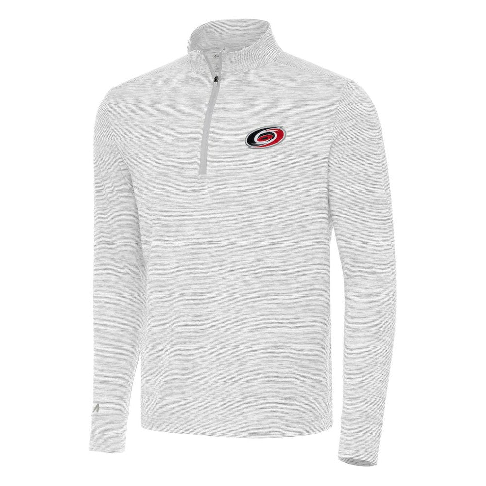 Carolina Hurricanes Antigua Cause Quarter-Zip Top - Gray | NHL online