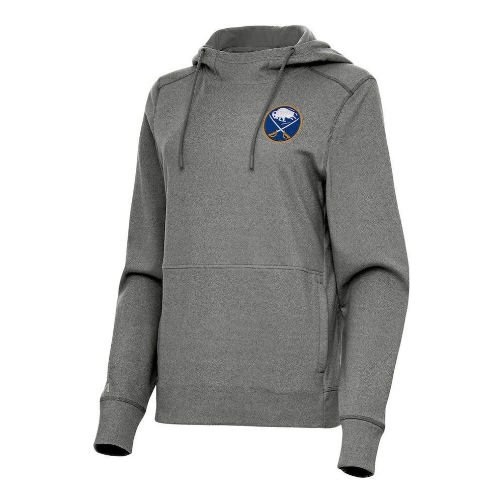Buffalo Sabres Antigua Women's Justice Pullover Hoodie - Heather Black | NHL online