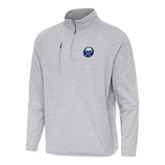 Buffalo Sabres Antigua Certain Quarter-Zip Tri-Blend Sweatshirt - Heather Gray | NHL on sale