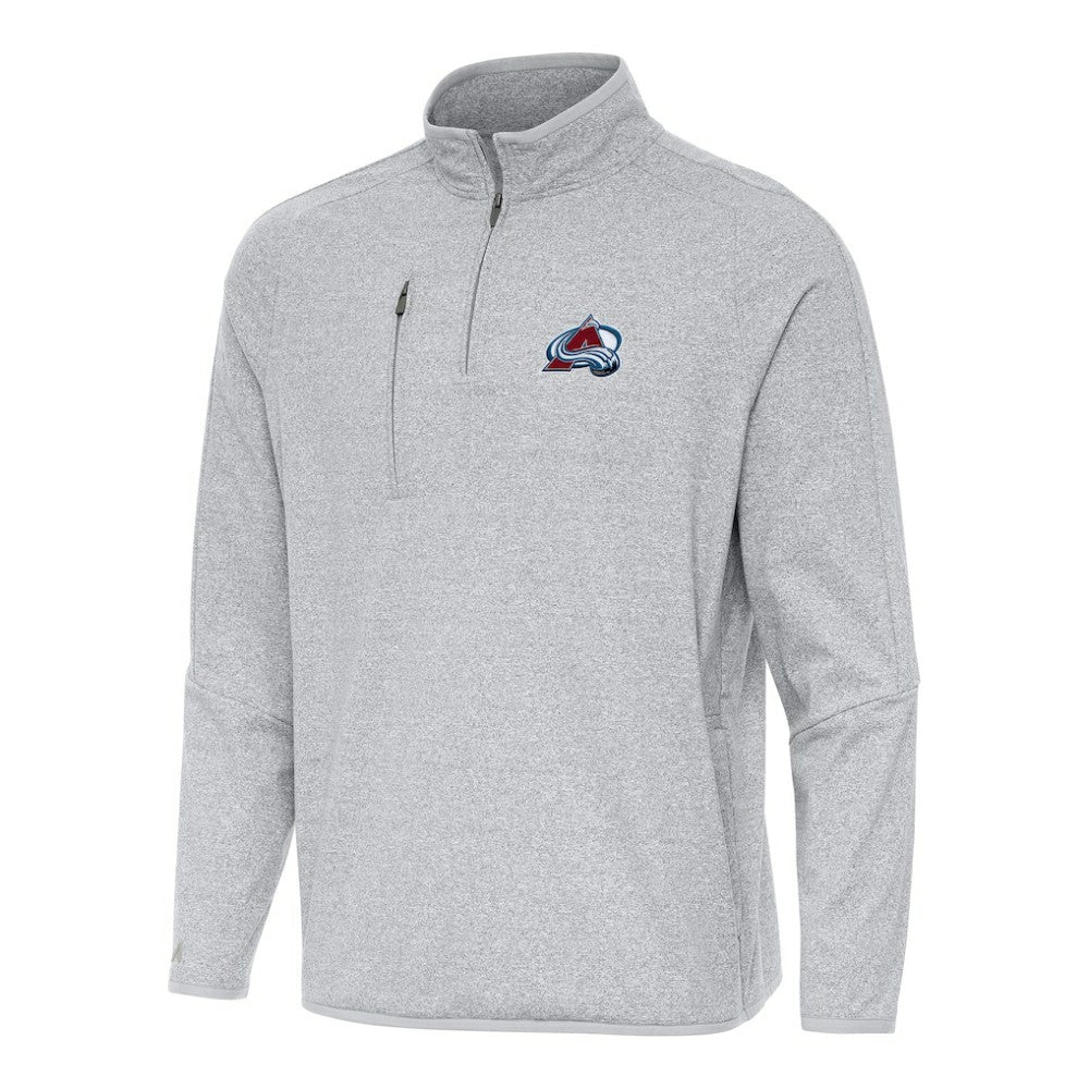 Colorado Avalanche Antigua Certain Quarter-Zip Tri-Blend Sweatshirt - Heather Gray | NHL sale