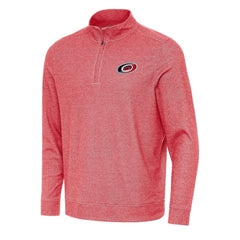 Carolina Hurricanes Antigua Subtle Quarter-Zip Sweatshirt - Heather Red | NHL near me