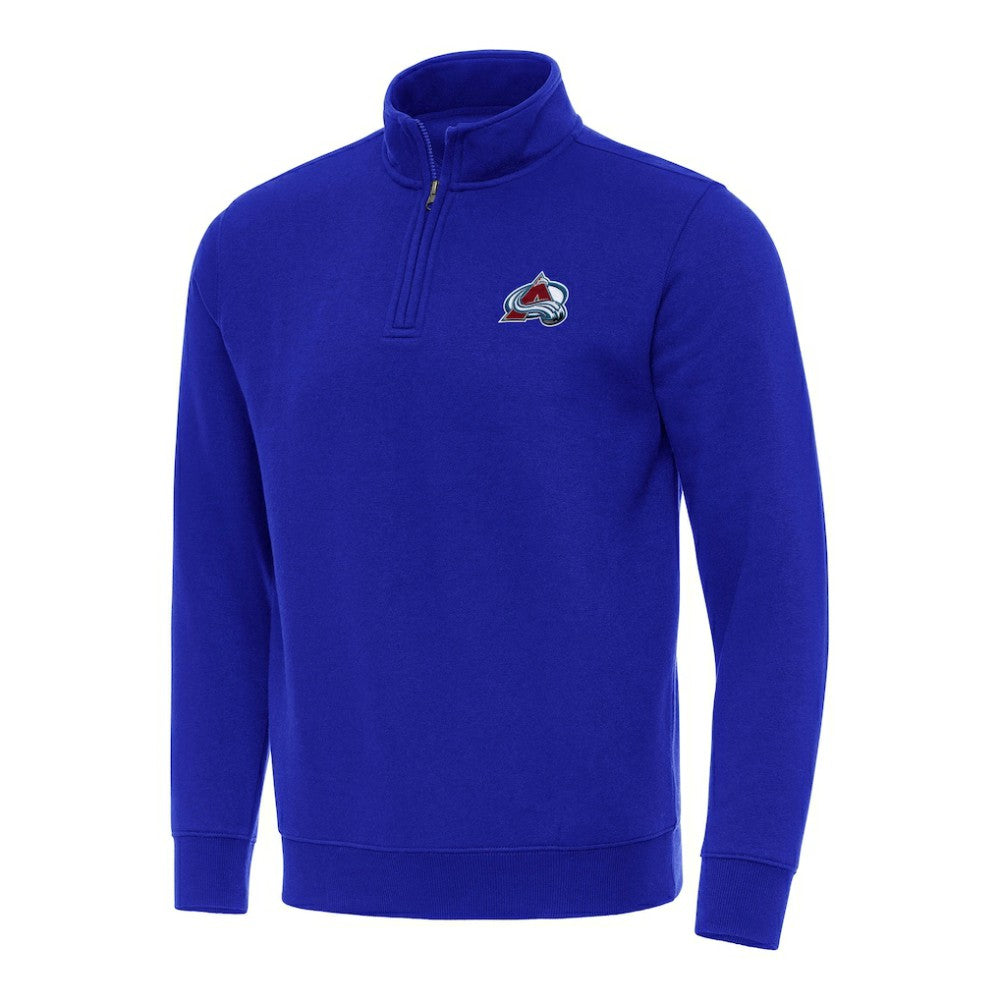 Colorado Avalanche Antigua Victory Quarter-Zip Mock Sweatshirt - Royal | NHL online