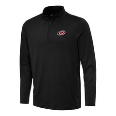 Carolina Hurricanes Antigua Reprocess Quarter-Zip Top - Black | NHL on sale