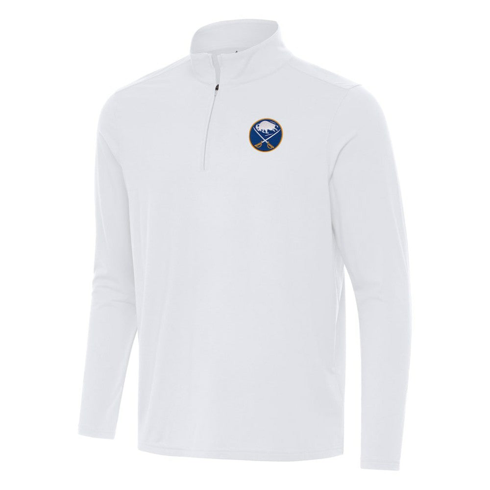 Buffalo Sabres Antigua Intent Quarter-Zip Top - White | NHL sale