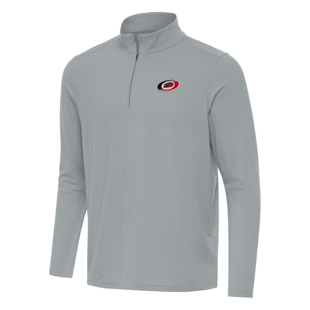 Carolina Hurricanes Antigua Intent Quarter-Zip Top - Gray | NHL online