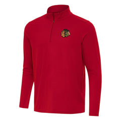 Chicago Blackhawks Antigua Intent Quarter-Zip Top - Red | NHL discount