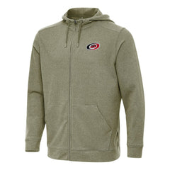 Carolina Hurricanes Antigua Effortless Full-Zip Hoodie Jacket - Olive | NHL near me