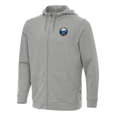 Buffalo Sabres Antigua Effortless Full-Zip Hoodie Jacket - Heather Gray | NHL discount