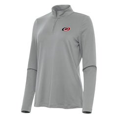 Carolina Hurricanes Antigua Women's Reprocess Quarter-Zip Top - Gray | NHL on sale