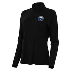Buffalo Sabres Antigua Women's Intent Quarter-Zip Top - Black | NHL discount