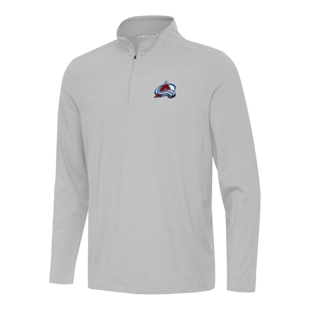 Colorado Avalanche Antigua Twine Quarter-Zip Top - Gray | NHL near me