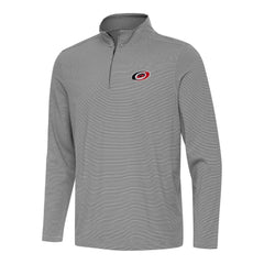 Carolina Hurricanes Antigua Twine Quarter-Zip Top - Black | NHL on sale