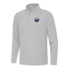 Buffalo Sabres Antigua Twine Quarter-Zip Top - Gray | NHL Lifestyle