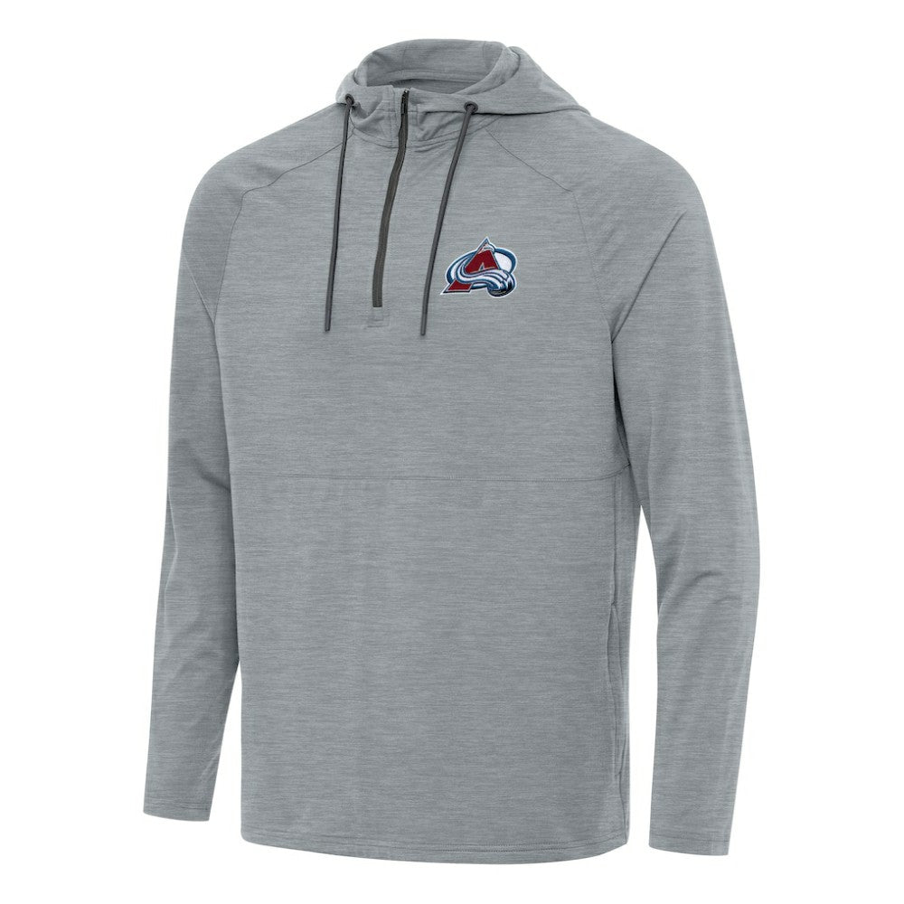 Colorado Avalanche Antigua Spikes Quarter-Zip Hoodie - Heather Gray | NHL sale