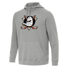Anaheim Ducks Antigua Cloud Pullover Hoodie - Heather Gray | NHL sale