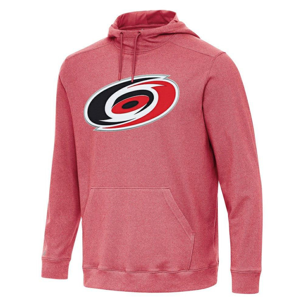 Carolina Hurricanes Antigua Cloud Pullover Hoodie - Heather Red | NHL Clearance