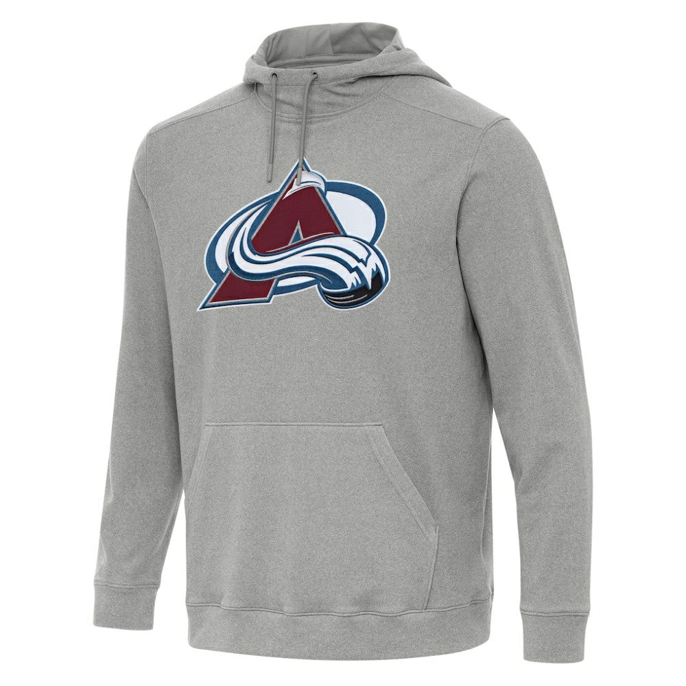 Colorado Avalanche Antigua Cloud Pullover Hoodie - Heather Gray | NHL Clearance