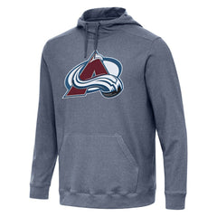 Colorado Avalanche Antigua Cloud Pullover Hoodie - Heather Navy | NHL online