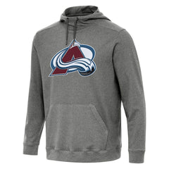 Colorado Avalanche Antigua Cloud Pullover Hoodie - Heather Black | NHL online