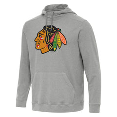 Chicago Blackhawks Antigua Cloud Pullover Hoodie - Heather Gray | NHL discount