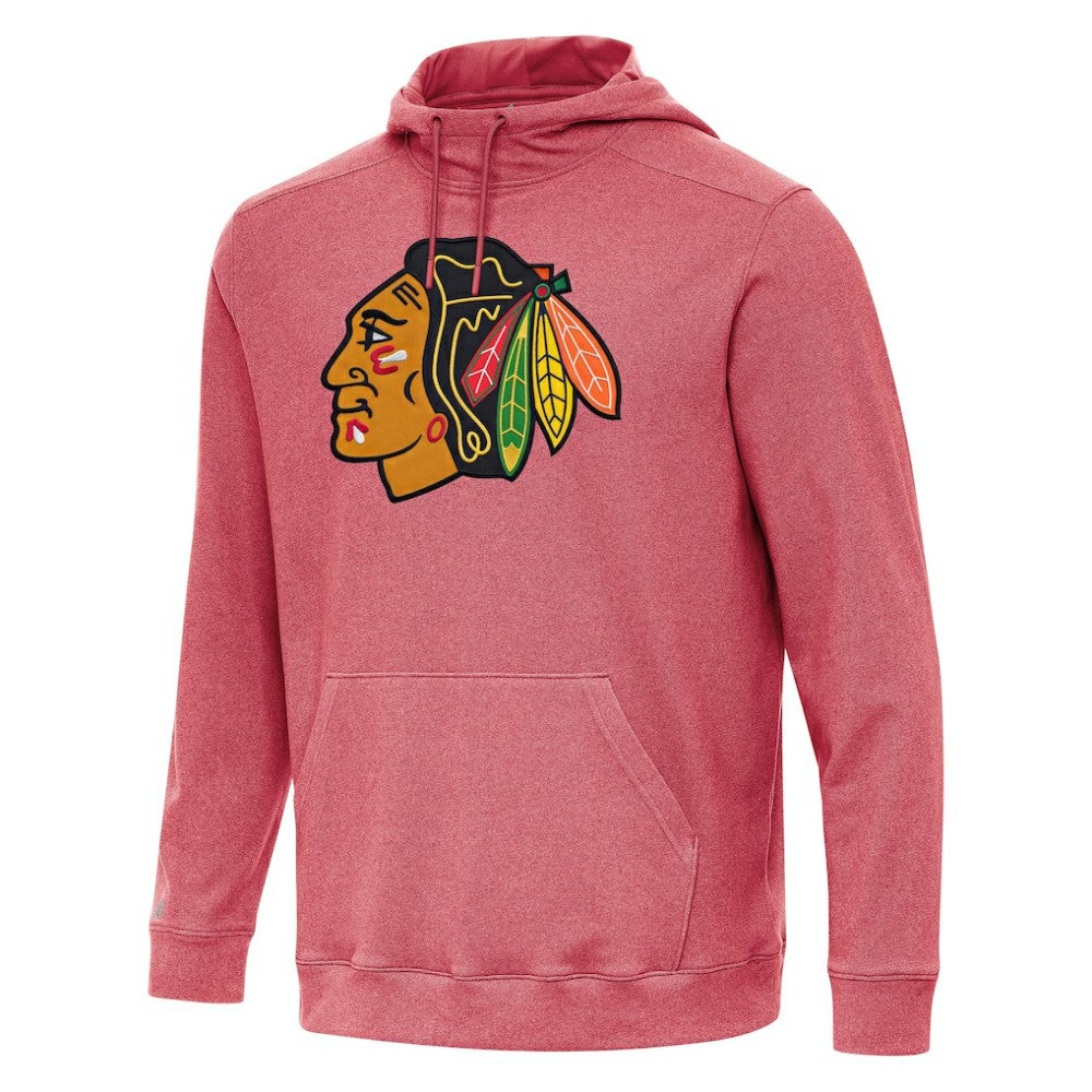 Chicago Blackhawks Antigua Cloud Pullover Hoodie - Heather Red | NHL on sale