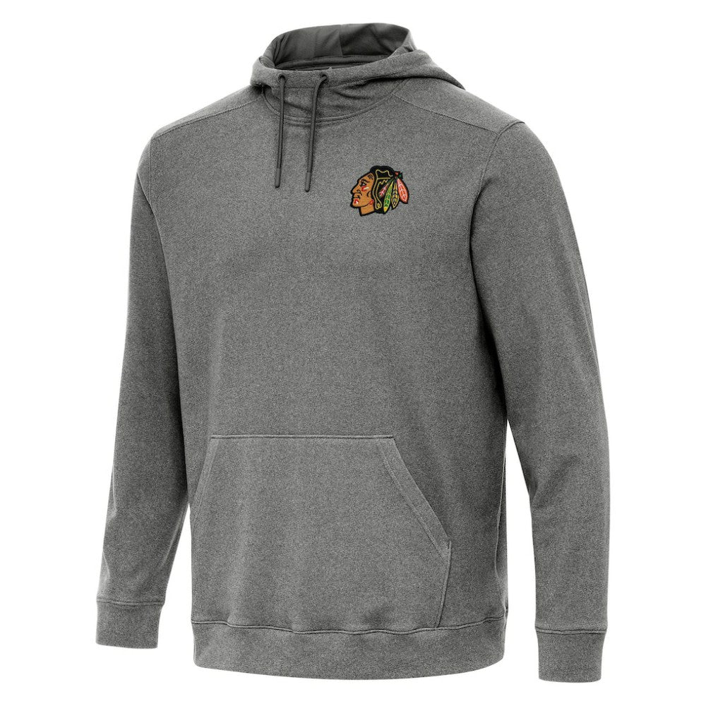 Chicago Blackhawks Antigua Cloud Pullover Hoodie - Heather Black | NHL online