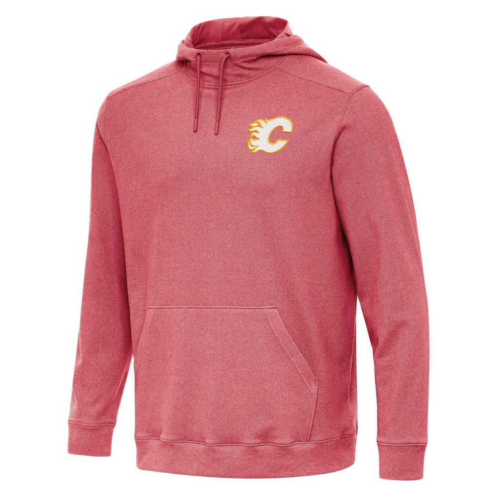 Calgary Flames Antigua Cloud Pullover Hoodie - Heather Red | NHL discount