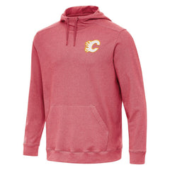 Calgary Flames Antigua Cloud Pullover Hoodie - Heather Red | NHL discount