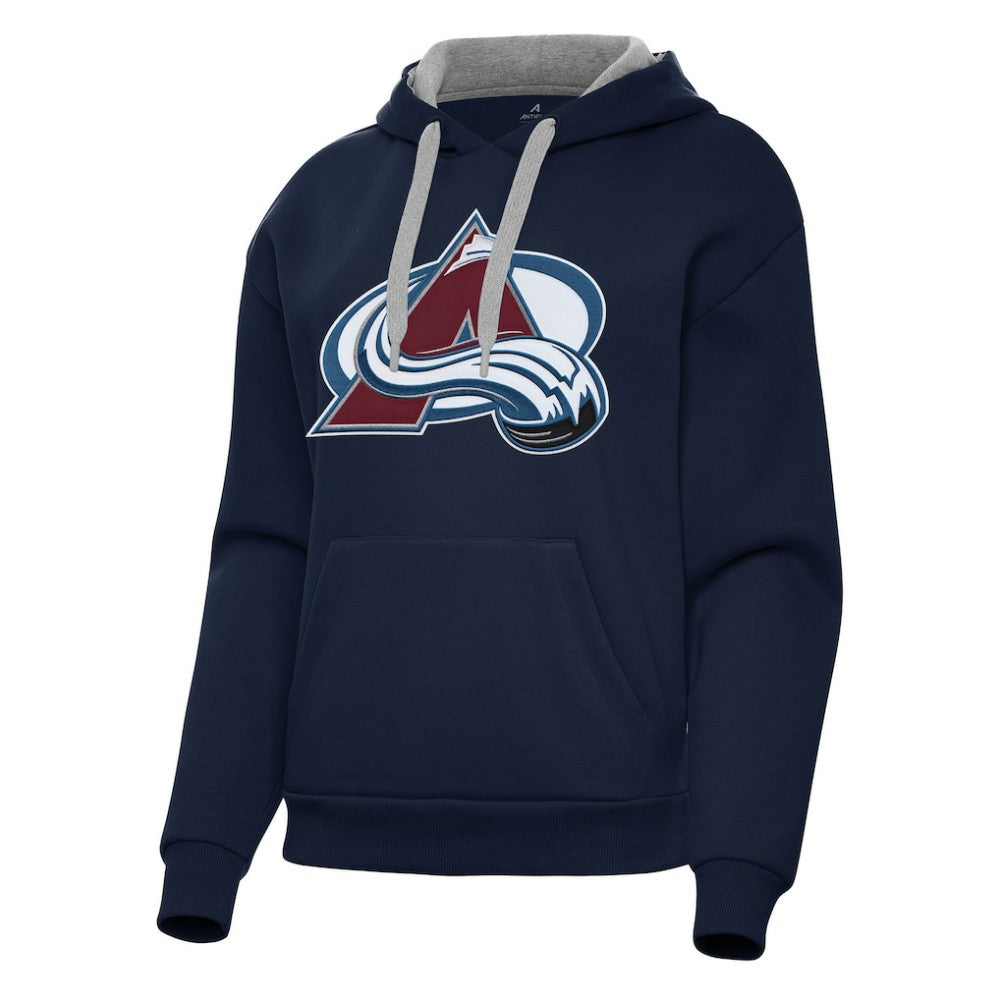 Colorado Avalanche Antigua Women's Victory Pullover Hoodie - Navy | NHL on sale