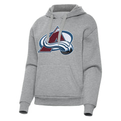 Colorado Avalanche Antigua Women's Victory Pullover Hoodie - Heather Gray | NHL sale