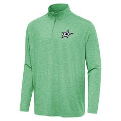 Dallas Stars Antigua Hunk Quarter-Zip Top - Heather Kelly Green | NHL online