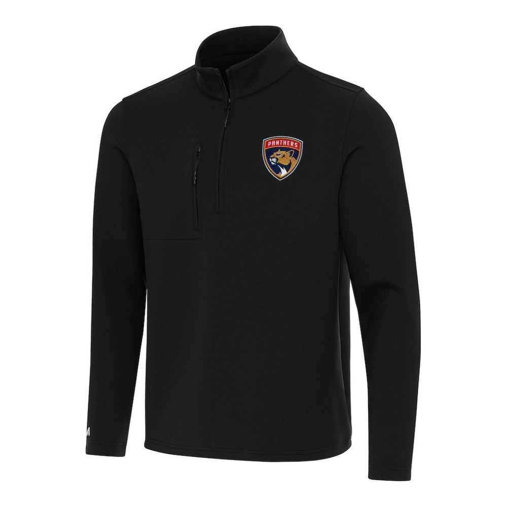Florida Panthers Antigua Insider Quarter-Zip Top - Black | NHL Clearance